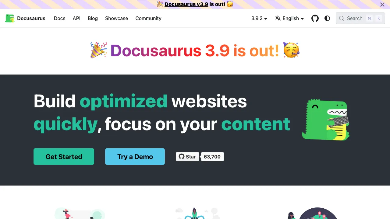 Docusaurus main image