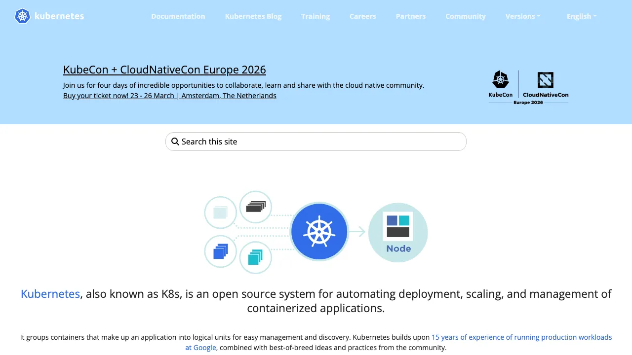 Kubernetes main image